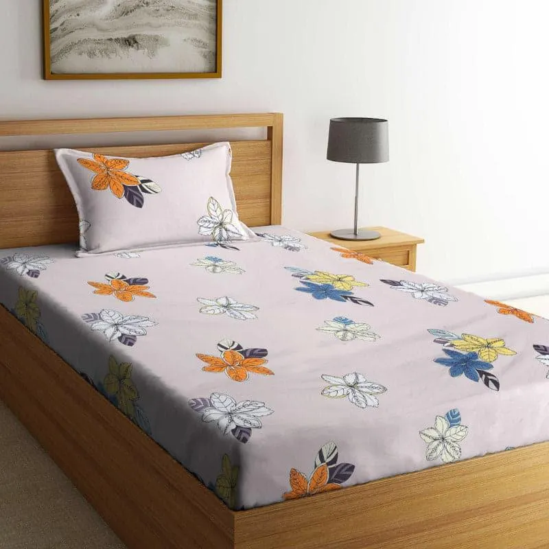 Gloria Floral Bedsheet - 150 GSM media 3