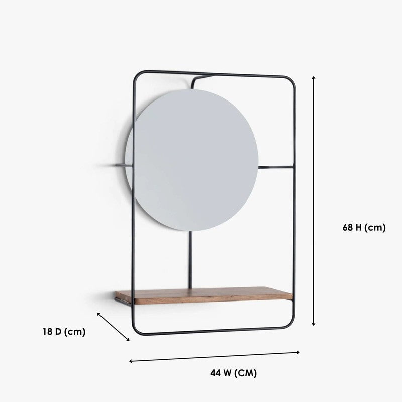Orange Tree Jasper Mirror with Self media 5