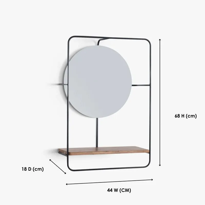 Orange Tree Jasper Mirror with Self media 5