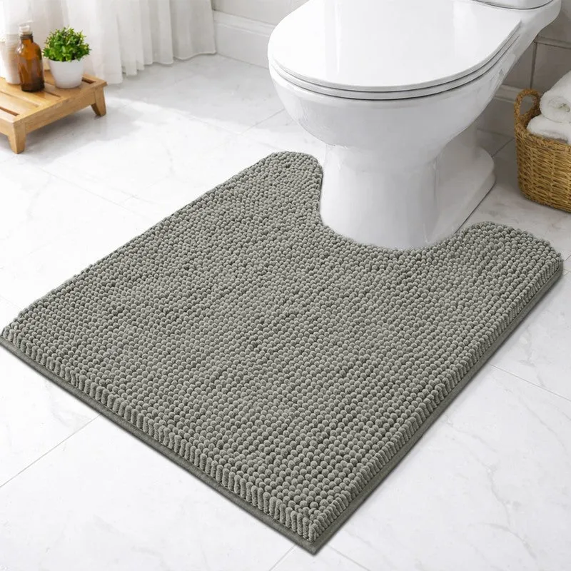 SolidEase Microfiber Bath Mat - Grey media 1