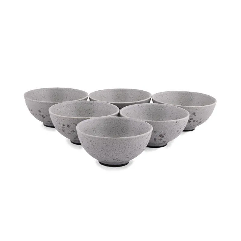 Raw Grey Bowl - Set Of Six media 4