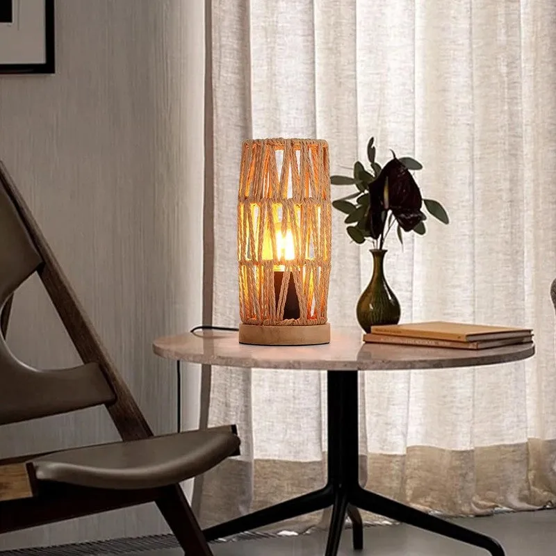 BohoStripe Metal Table Lamp media 7
