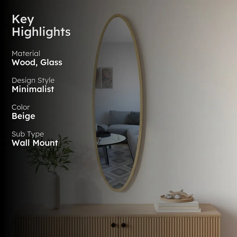 Elliptical Reflections Wall Mirror media 2