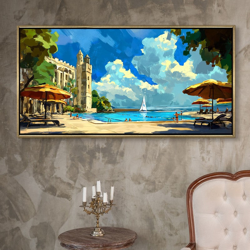 Sunhold Canvas Wall Painting With Frame
