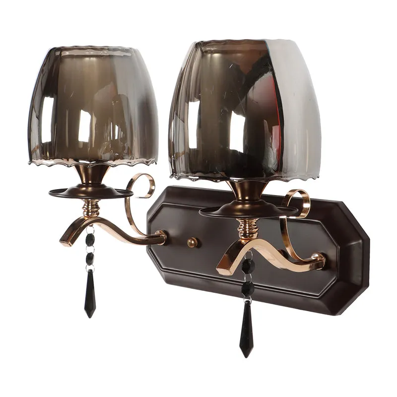 Onyxa II Iron Wall Lamp - Black media 8