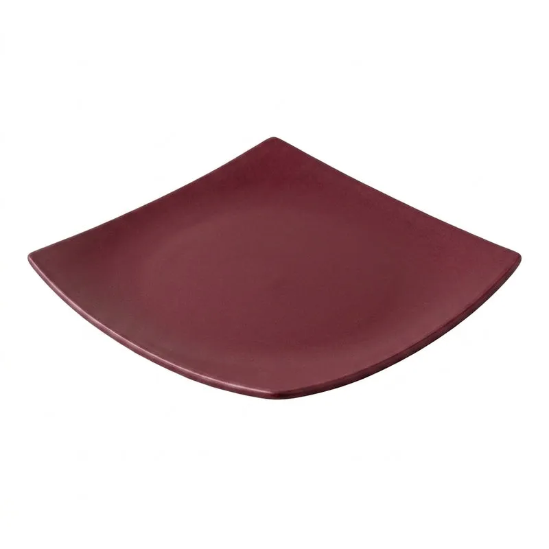Rubeena Ceramic Platter - Maroon media 5