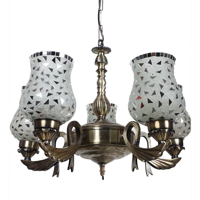 Asta Vistara Mosaic Golden Antique Ceiling Lamp image 4