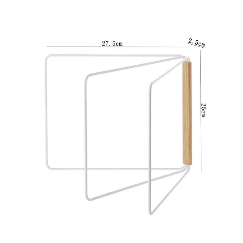 Wipe Mate Black Foldable Napkin Holder - Modern Carbon Steel Design media 3