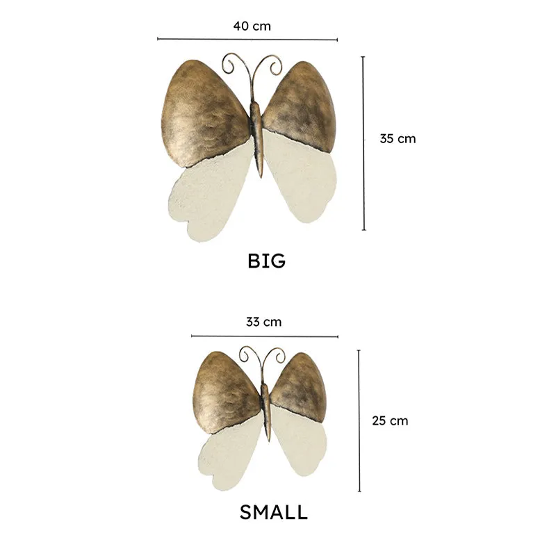 Auric Butterfly Metal & Ceramic Wall Accent media 6