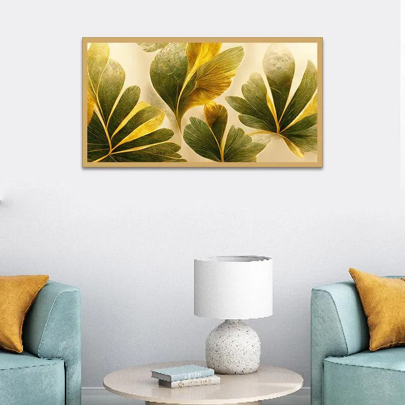Nirma Foliage Canvas Wall Painting With Frame media 1
