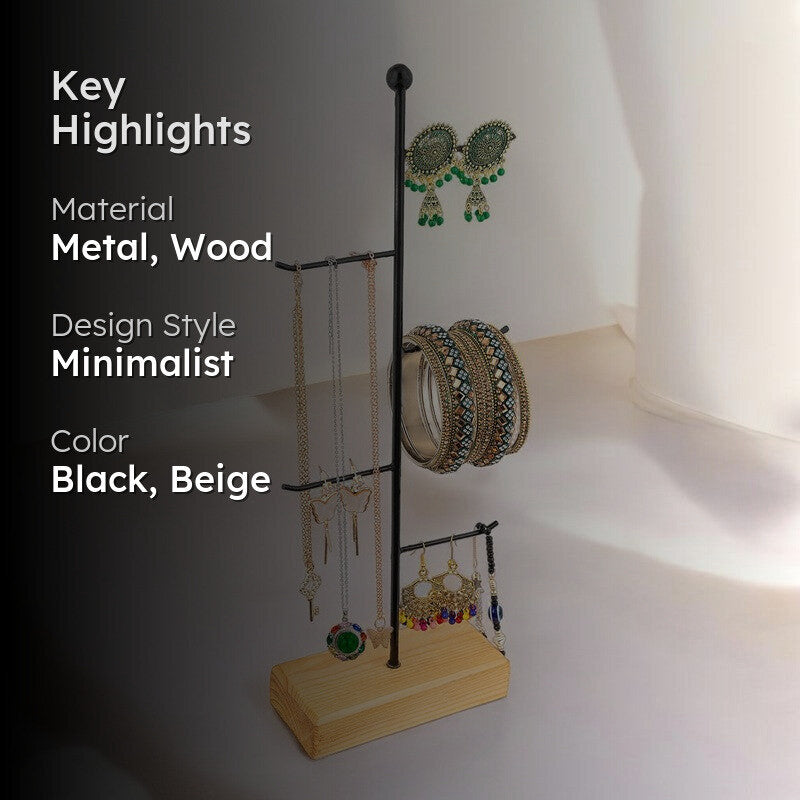 Minimal Charm Jewelry Stand media 2