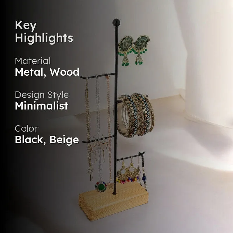 Minimal Charm Jewelry Stand media 2