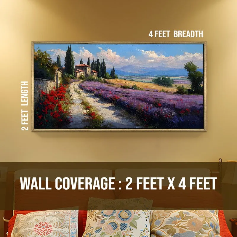 Bloomtrail Haven Canvas Wall Painting With Frame media 8
