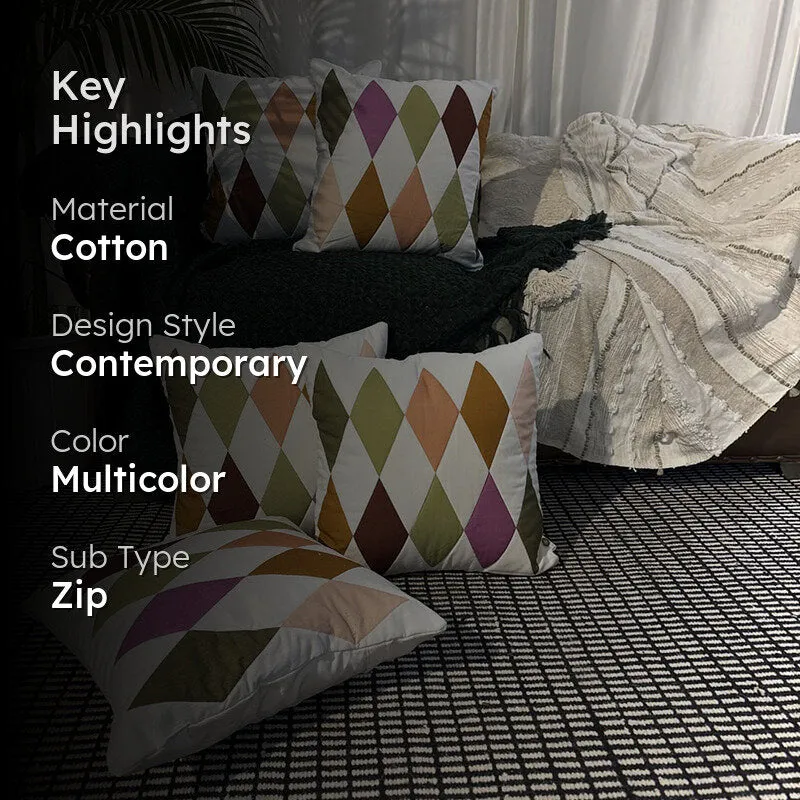 Argyle Cushion Cover - Set Of Five media 2