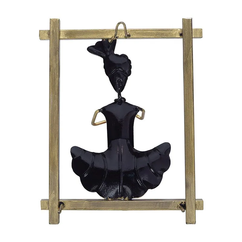 Folk Shehnai Iron Wall Accent - Red,Purple media 4