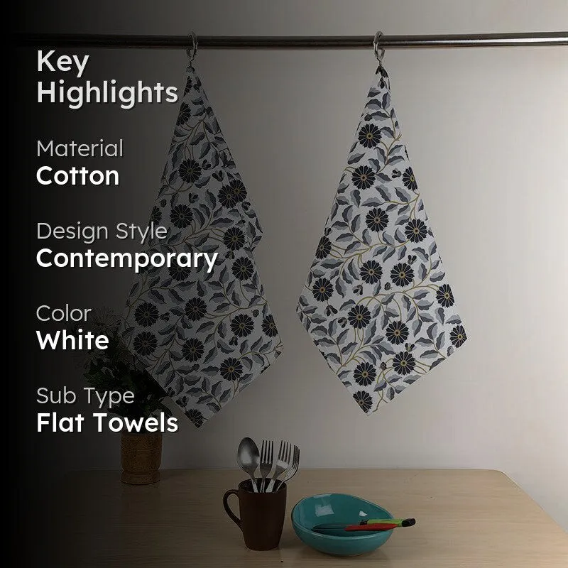 Quick Dry Cotton Kitchen Towel - Set Of Two media 2