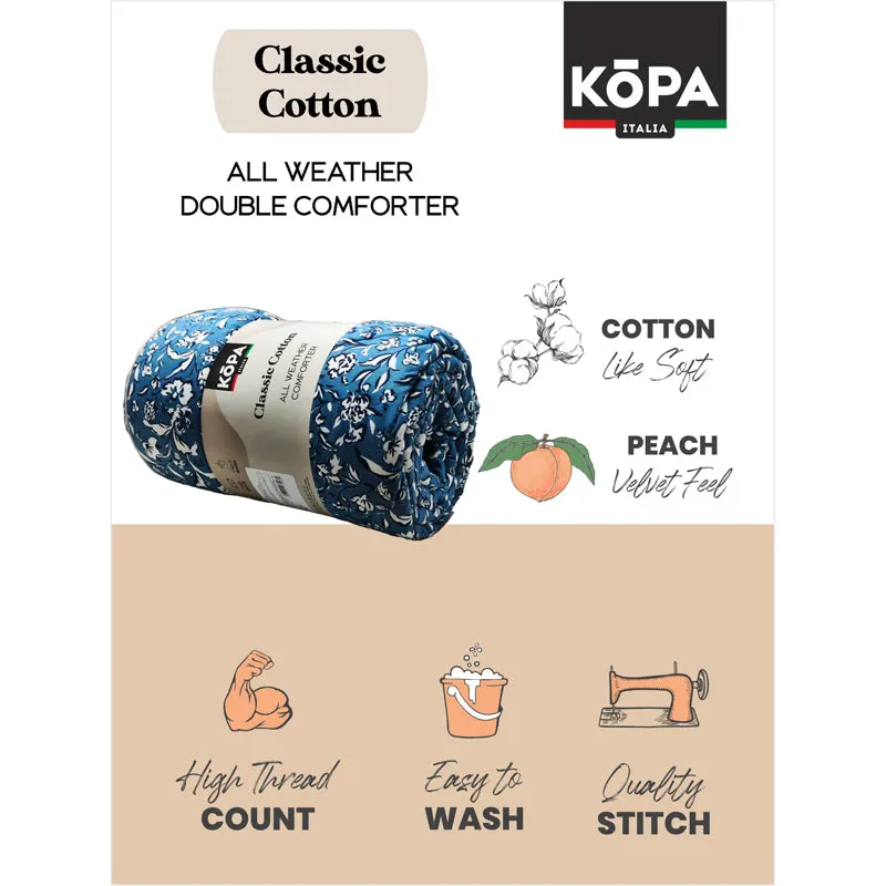Lilac Shore Floral Comforter - 120 GSM media 7