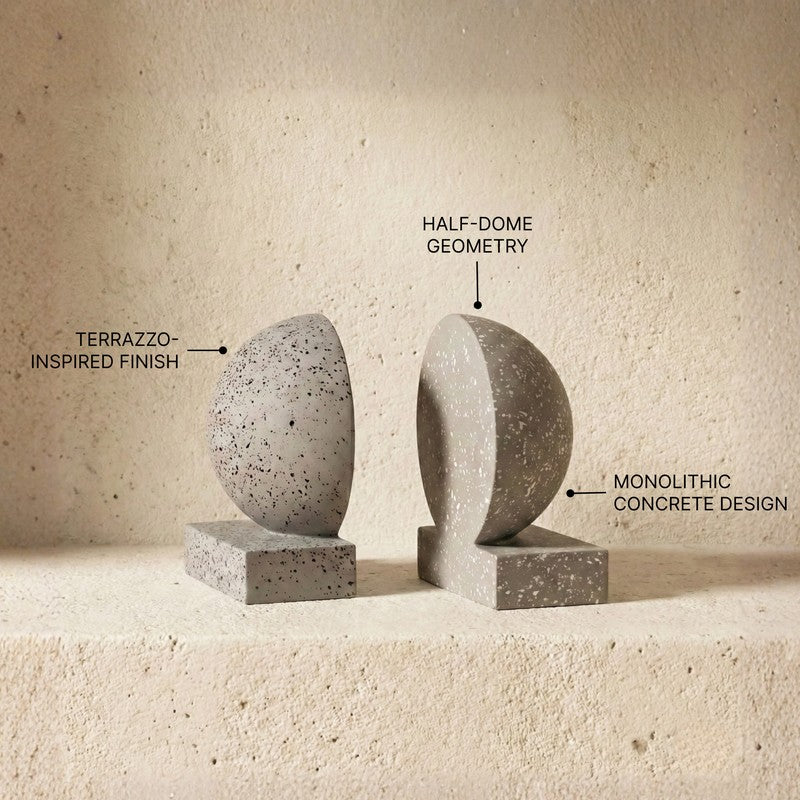 Fig Living Dual Spirit Ceramic Book End - Set Of Two media 6
