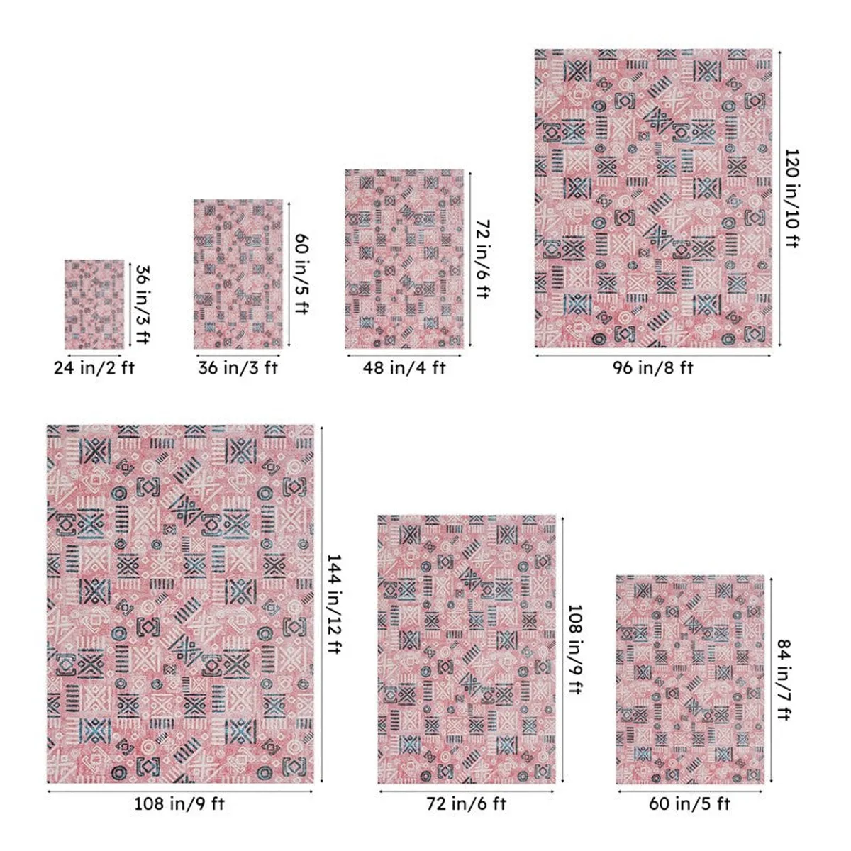 Zeyna Thread Anti-Skid Carpet - 10