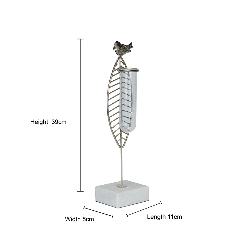 Birdo Test Tube Planter - Silver media 4