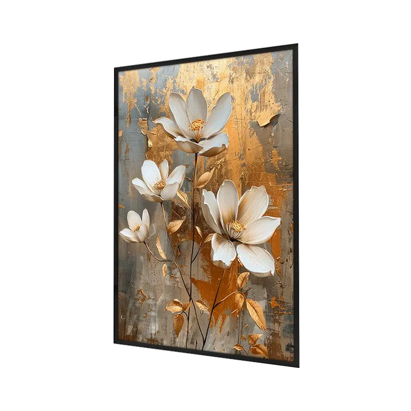 Flora Aurea Wall Painting With Frame media 3