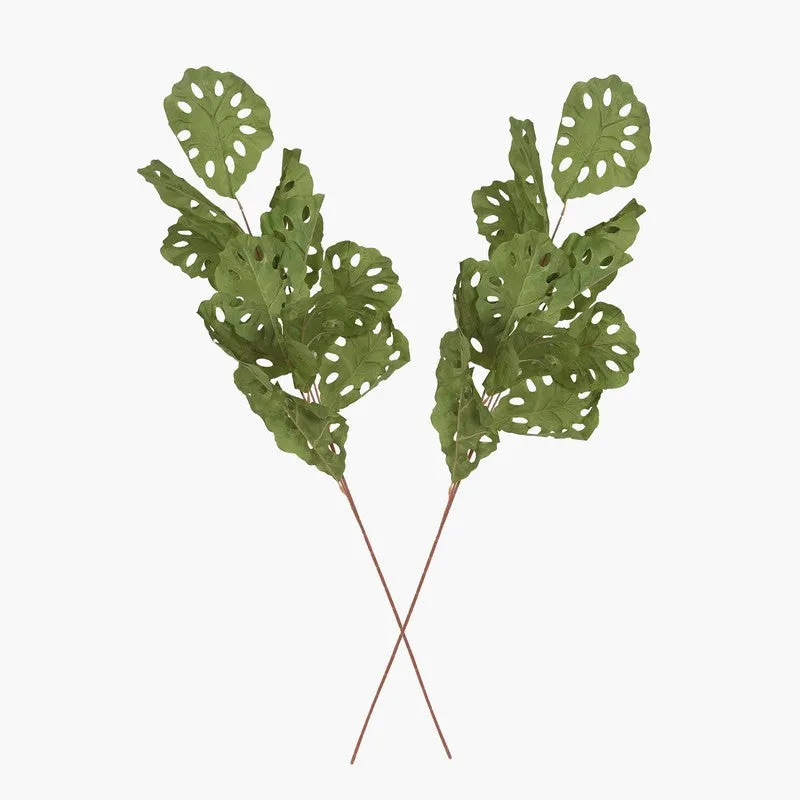 EverBloom Collection (Green) Vibrant Artificial Flowers - Set Of Two media 5