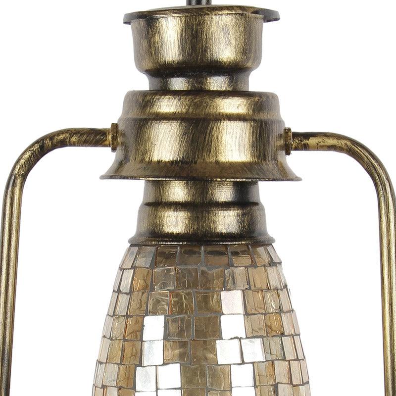 Avina Mosaic Lantern Iron Wall Lamp - Gold media 6