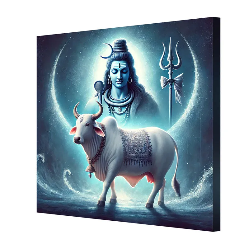 Mahadeva Poly Canvas Wall Painting media 5