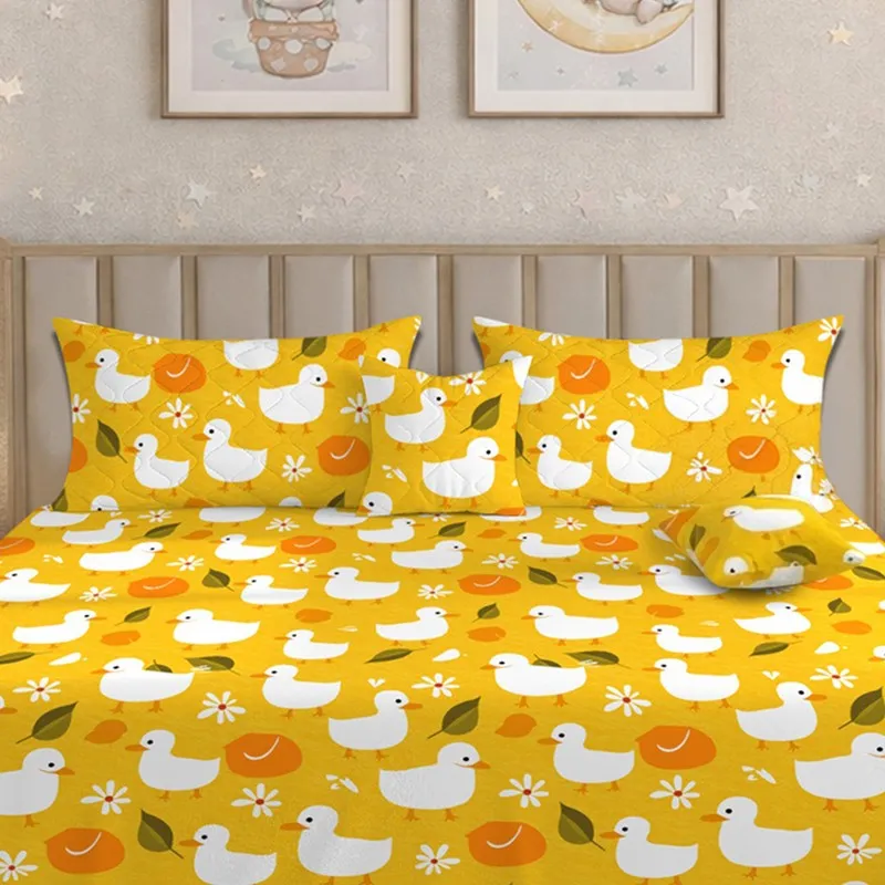 Jolly Duck Glace Cotton Kids Bedding Set (180 GSM) - Five Piece Set media 5