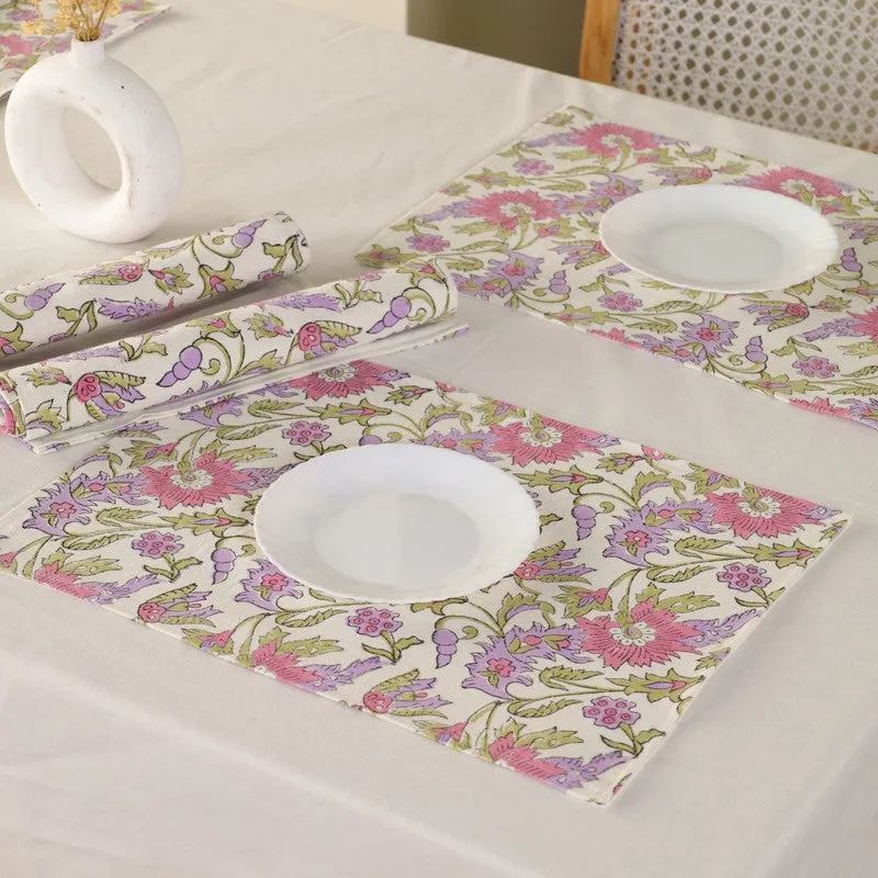 Botanical Bliss Canvas Table Mats - Set Of Two media 6