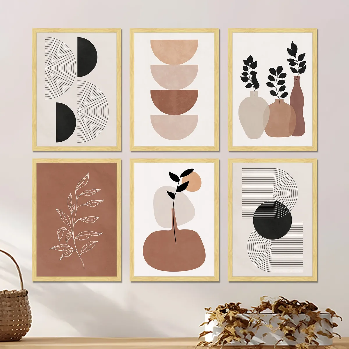 Terrosa Wall Painting - Set Of Six media 6