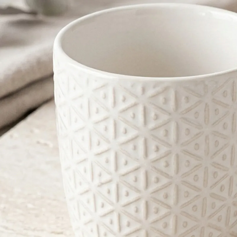 Bloomers Porcelain Coffee Mug (300 mL Each) - Set of Two media 4