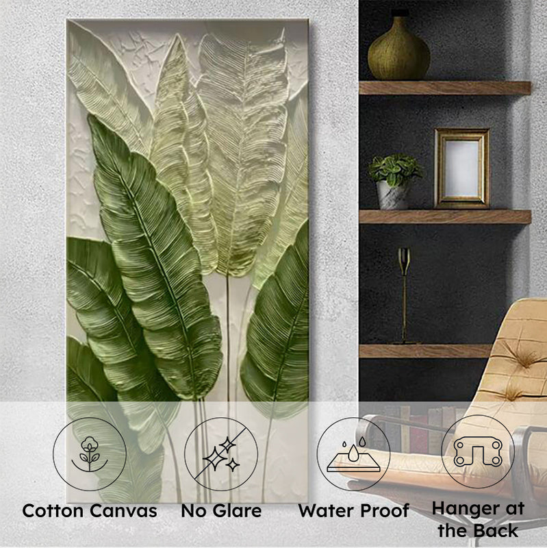 Banana Leaves Poly Canvas Wall Painting media 6