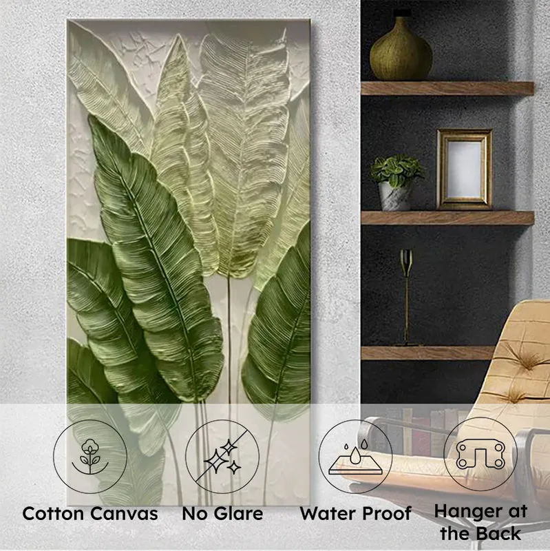 Banana Leaves Poly Canvas Wall Painting media 6