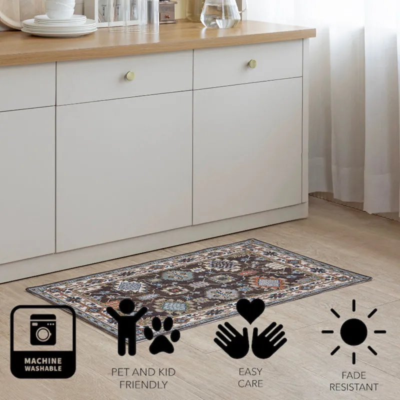 Mirela Cotton Door Mats - Brown media 7