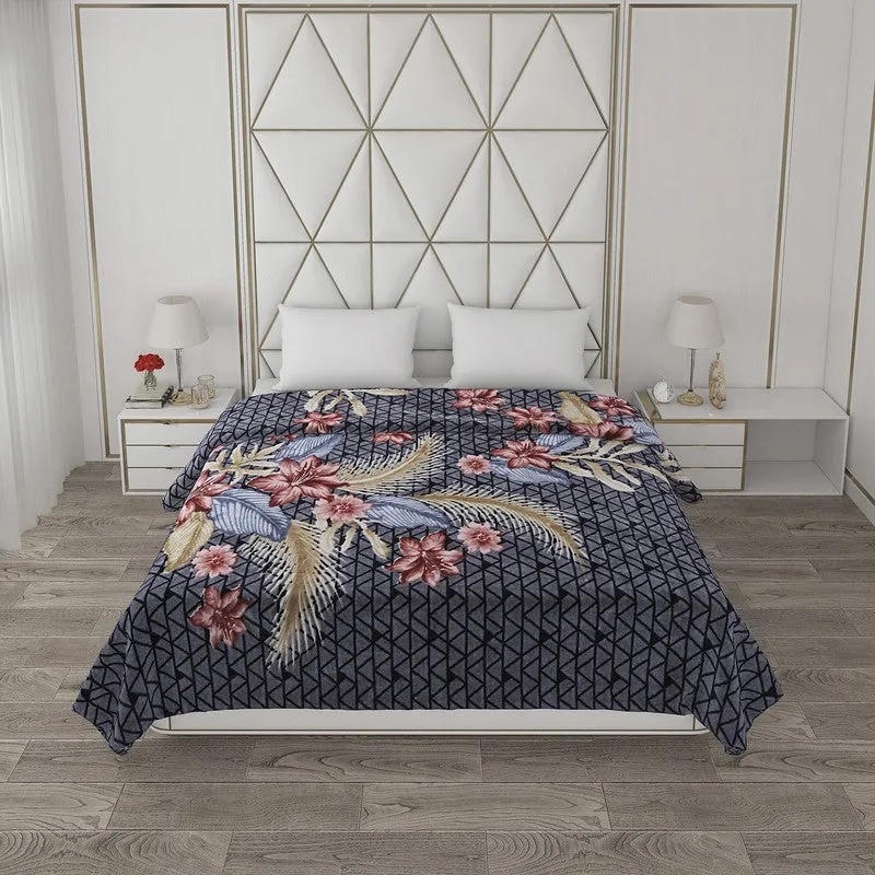 Monte Carlo Midnight Blossom Blanket - 800 GSM media 5