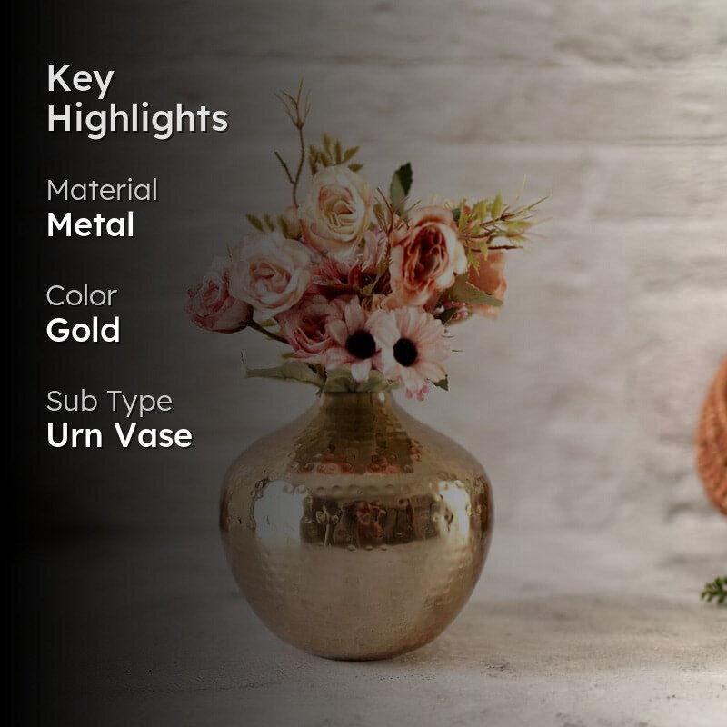 Jemima Dora Metal Vase media 2