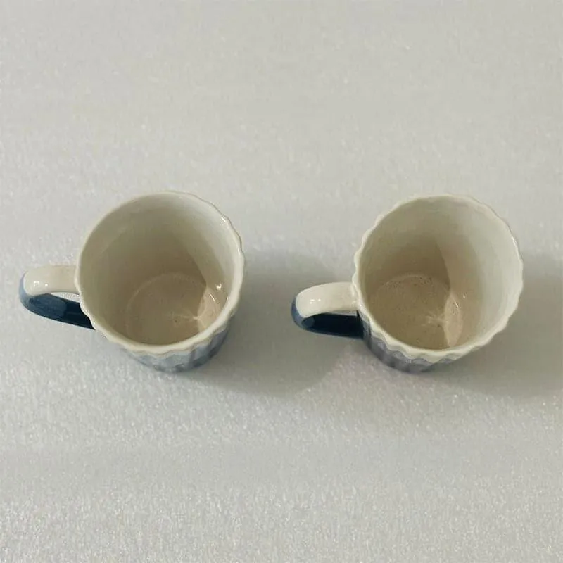 Roria Ceramic Coffee Mug (300 mL Each) - Set of Two media 4