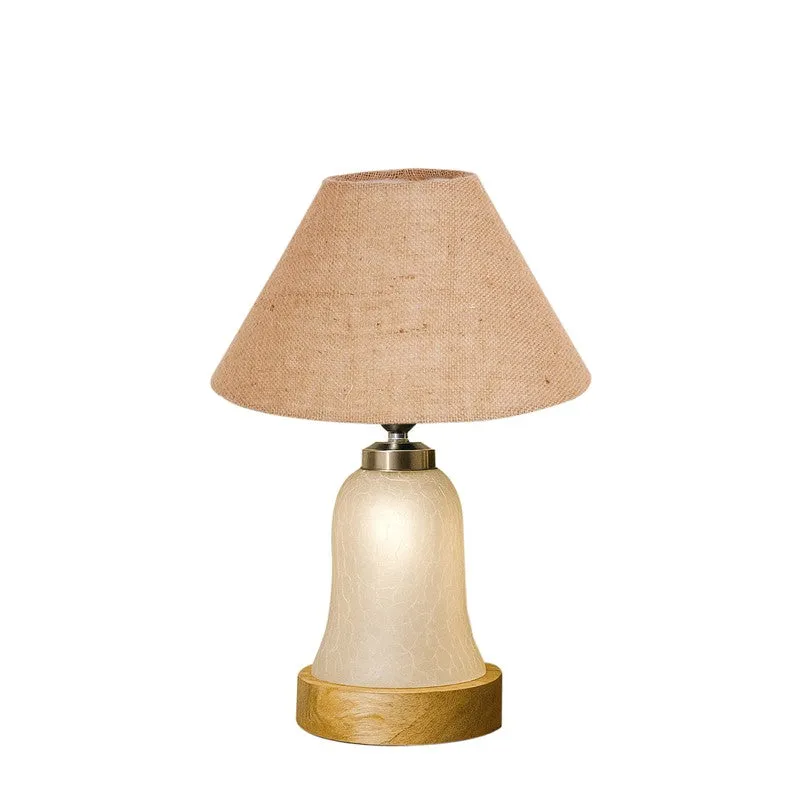 Zoravelle Wooden Table Lamp - Beige media 5