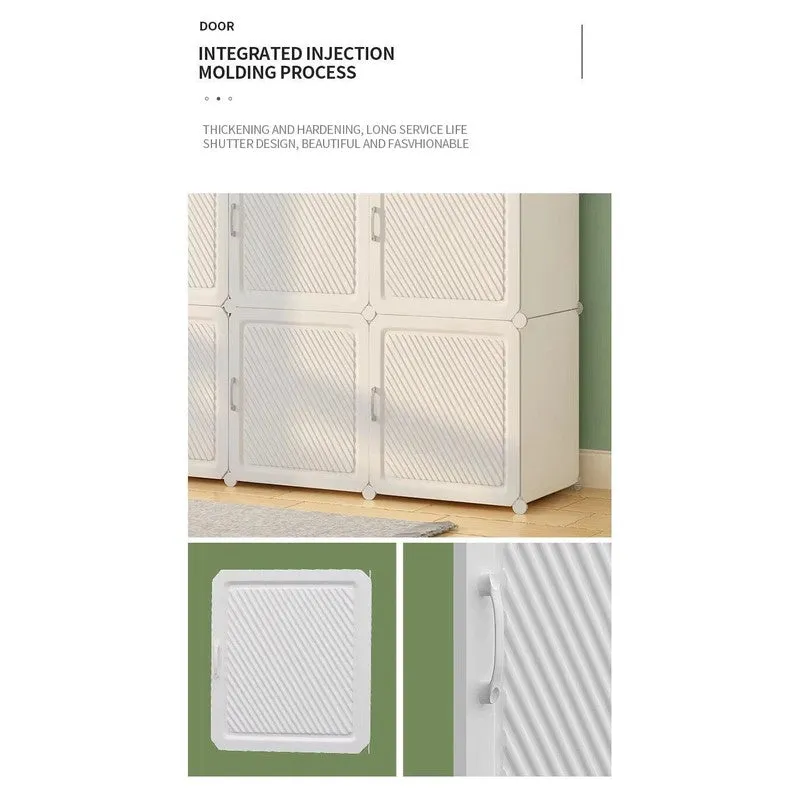 Footline White Plastic & Metal Shoe Racks media 4