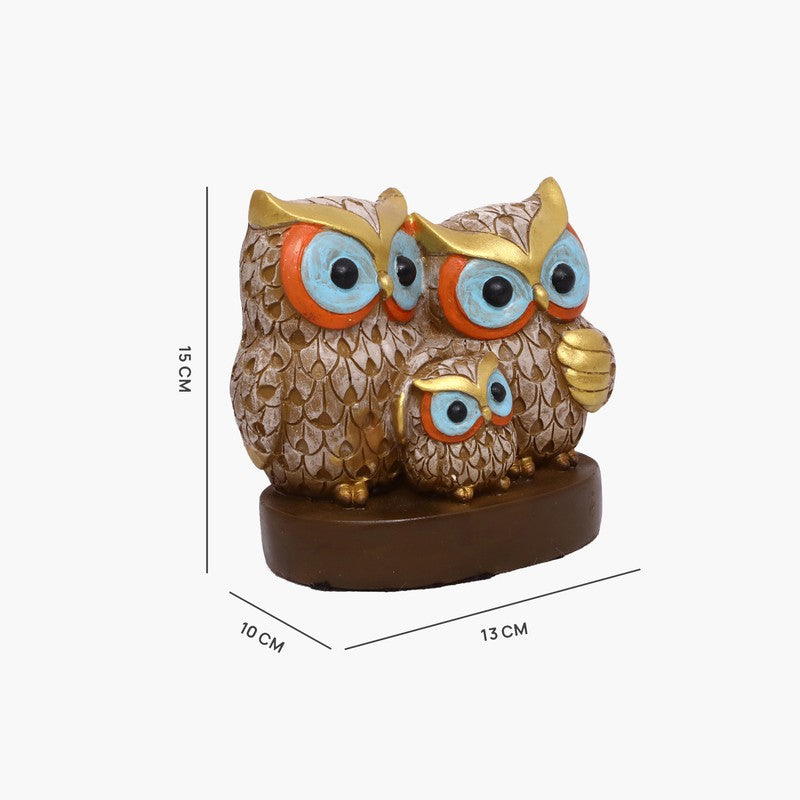 Little Guardians Owl Polyresin Showpiece media 7