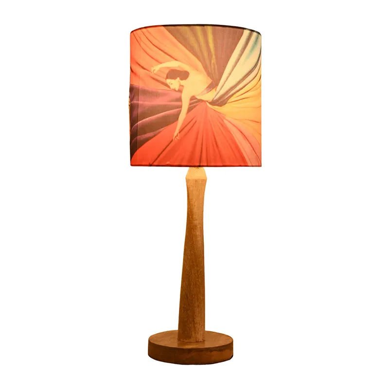 Rainbow Gal Fabric Table Lamp - Multicolor media 3