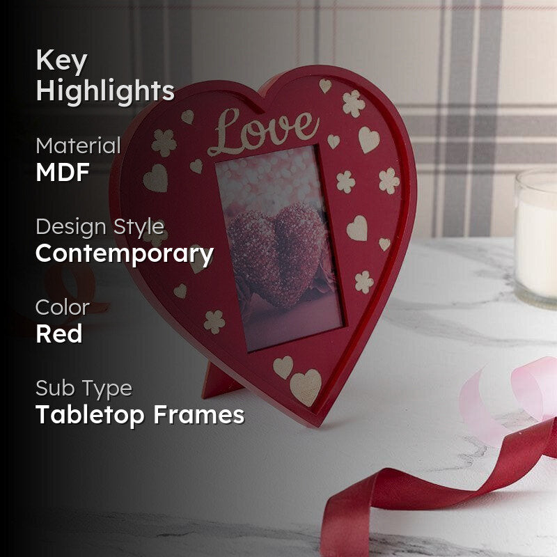 Lovely Luxe Photo Frame - Red media 2