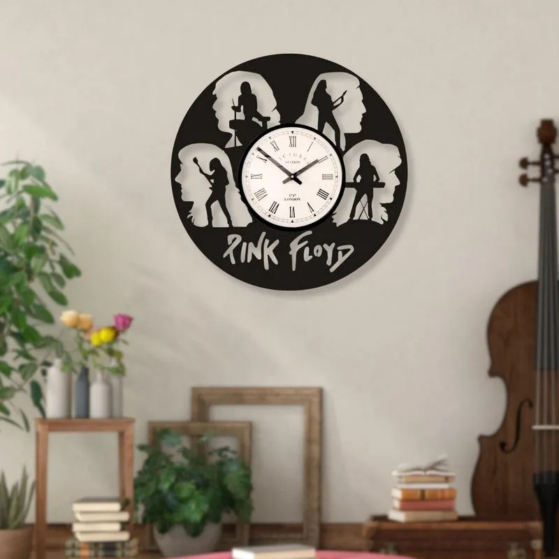 Pink Floyd Steel Analog Wall Clock - Black media 3