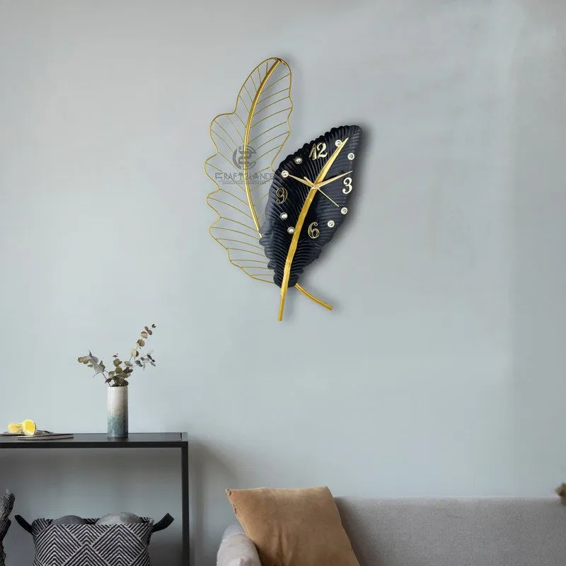 Hourly Silent Wall Clock - Black media 6