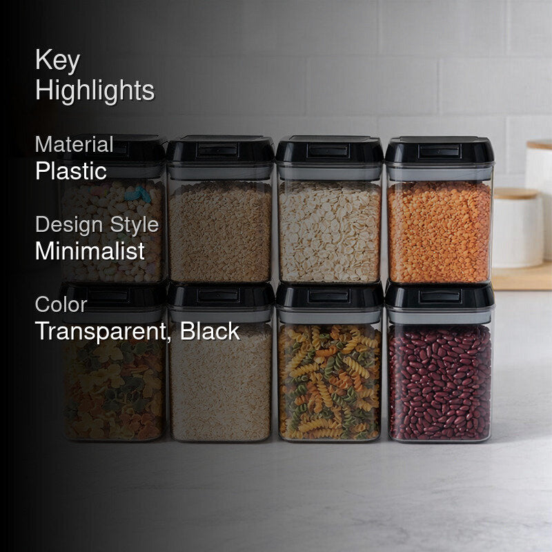 Norva Airtight Storage Plastic Container - Set Of Eight media 2