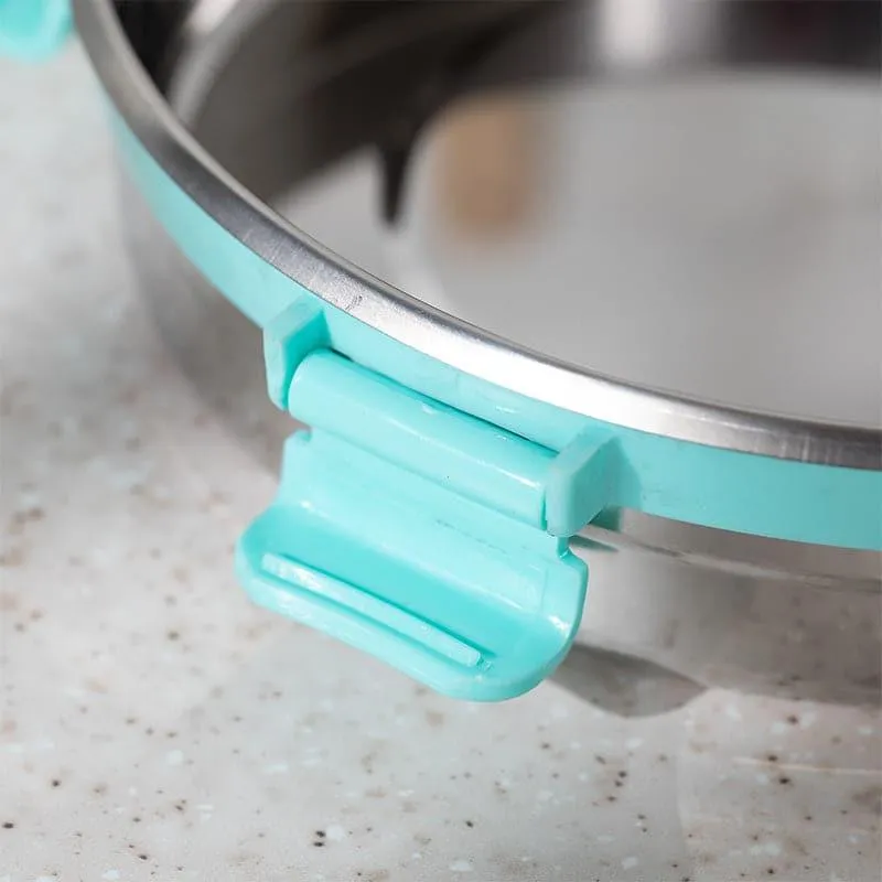 Ivago Steel Airtight Lunch Box (Aqua) - 875 mL media 7