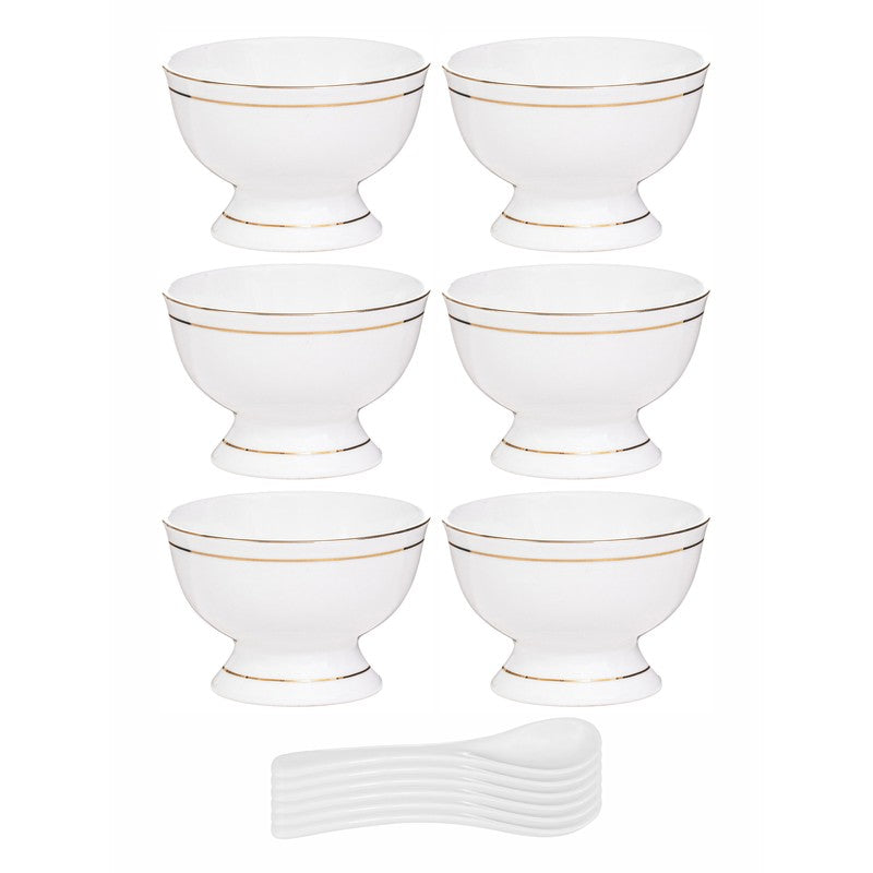 Sonaki BoneChina Ice Cream Cups (160 ML Each) - Set of Six media 4