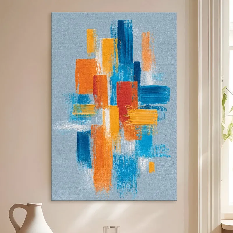 Color Cross Abstract Canvas Wall Art media 4