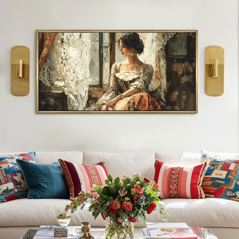Windowhush Canvas Wall Painting With Frame